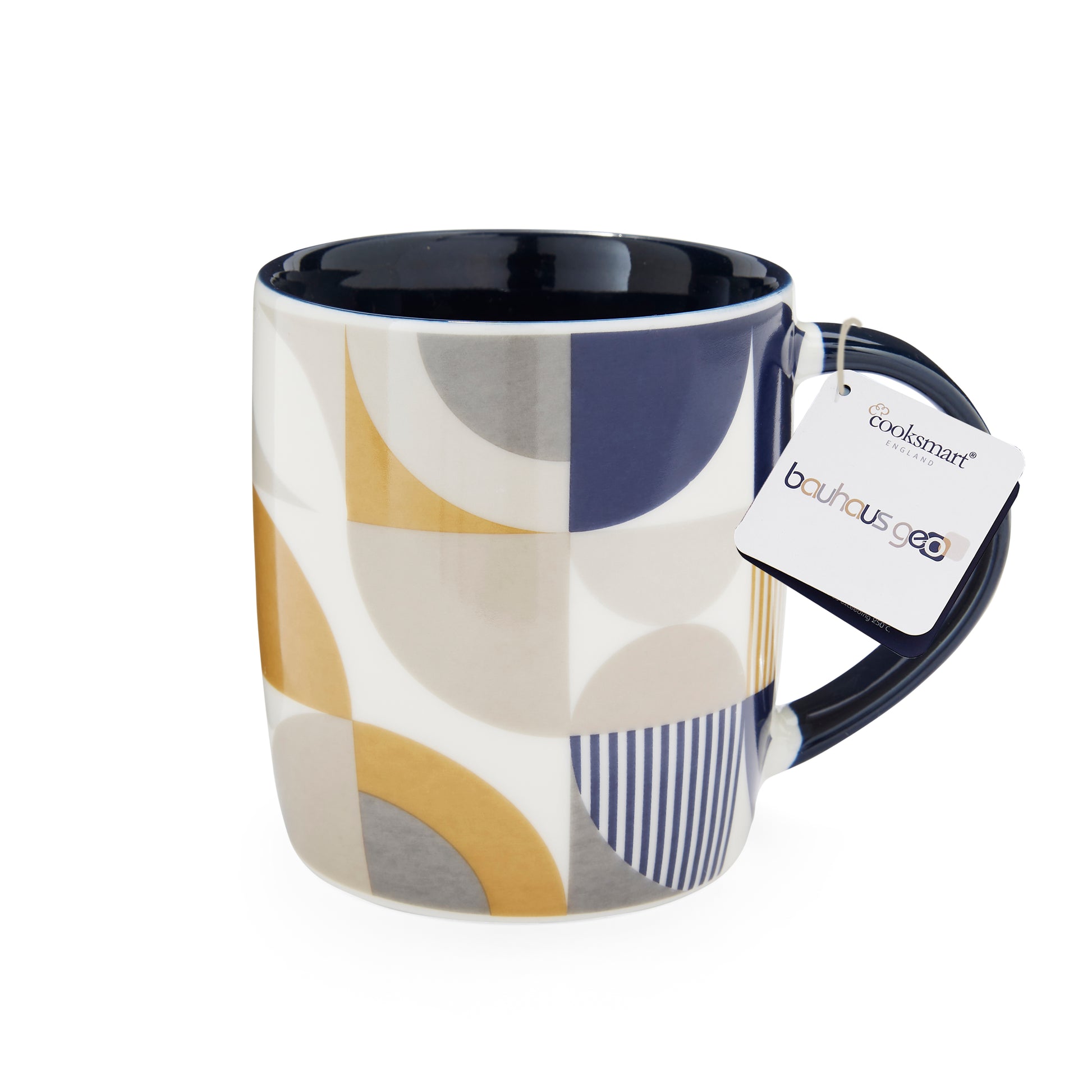 Bauhaus Geo Barrel Mug - Main Pattern Cooksmart England