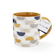 Bauhaus Geo Barrel Mug - Co-ord Pattern Cooksmart England