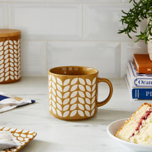 Bauhaus Geo Stacking Mug - Mustard Cooksmart England