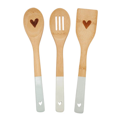Cooksmart Homestead Bamboo Utensils - Set of 3 Cooksmart England