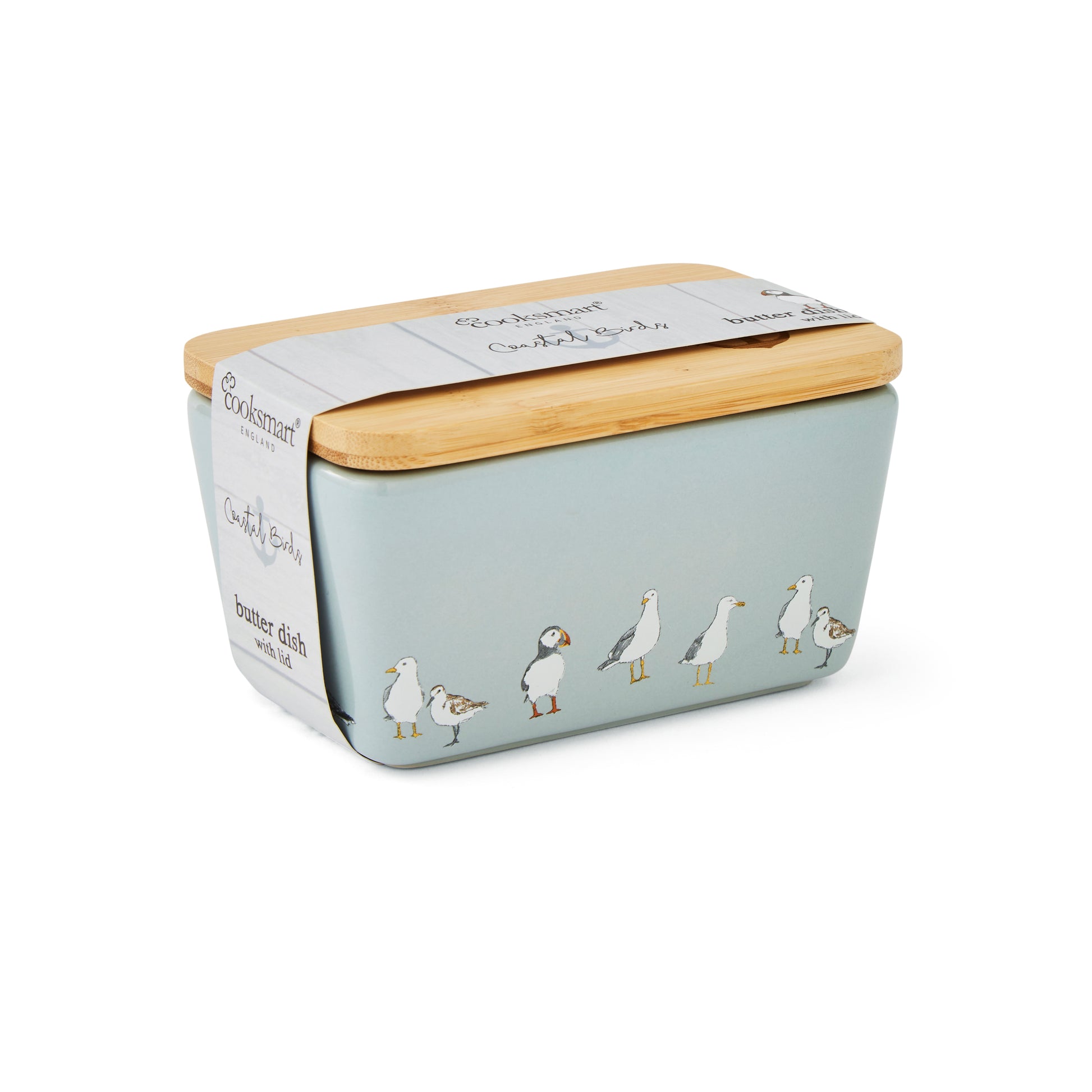 Cooksmart Coastal Birds Butter Dish Cooksmart England