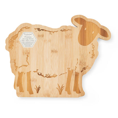 Cooksmart Highland Sheep Bamboo Sheep Board Cooksmart England