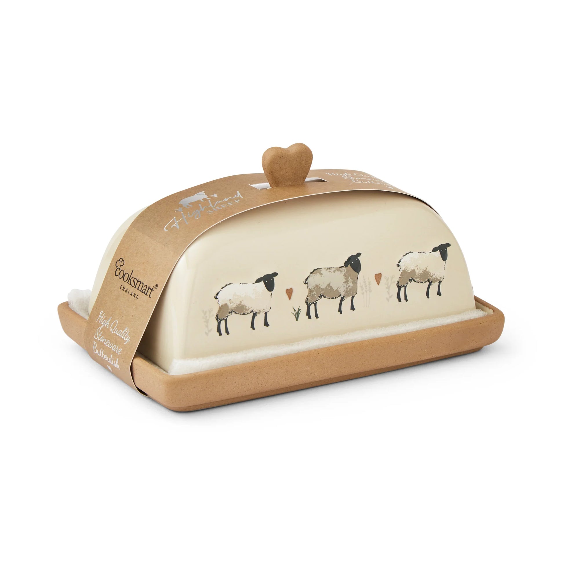 Cooksmart Highland Sheep Butter Dish Cooksmart England