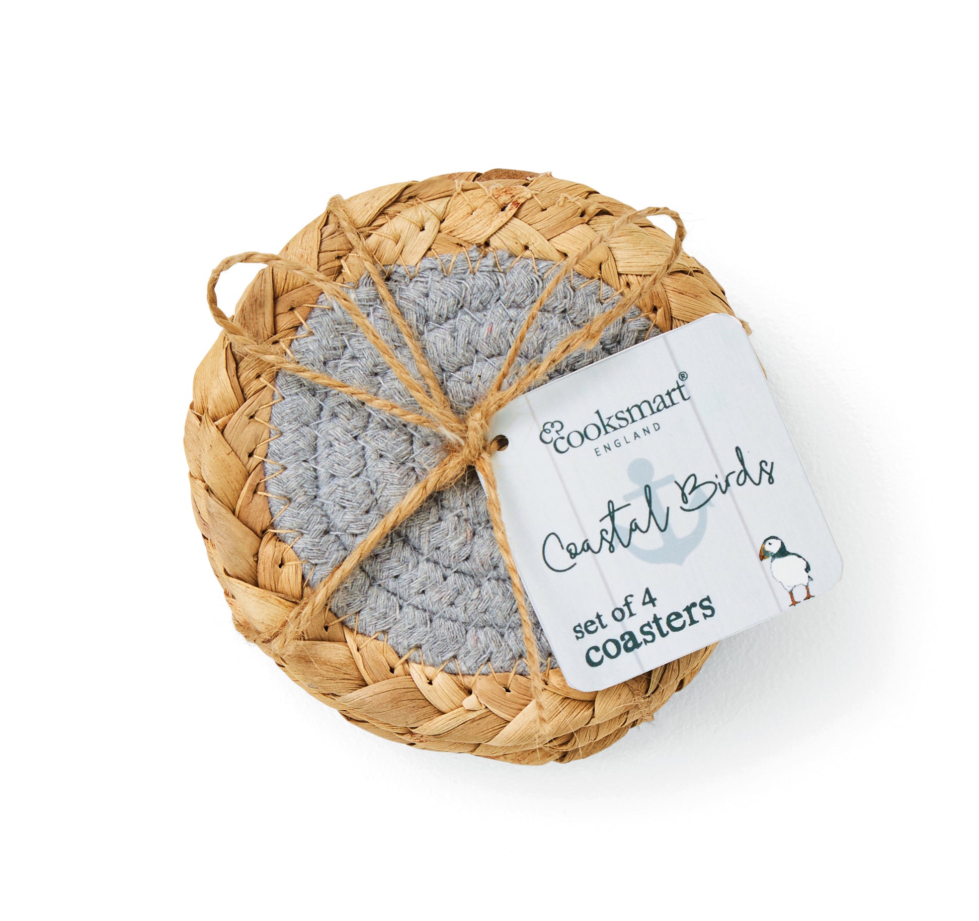 Cooksmart Coastal Birds Set of 4 Coasters Cooksmart England