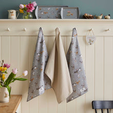 Cooksmart Hen House Lane 3 Pack Tea Towels