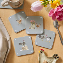 Cooksmart Hen House Lane Set of 4 Coasters