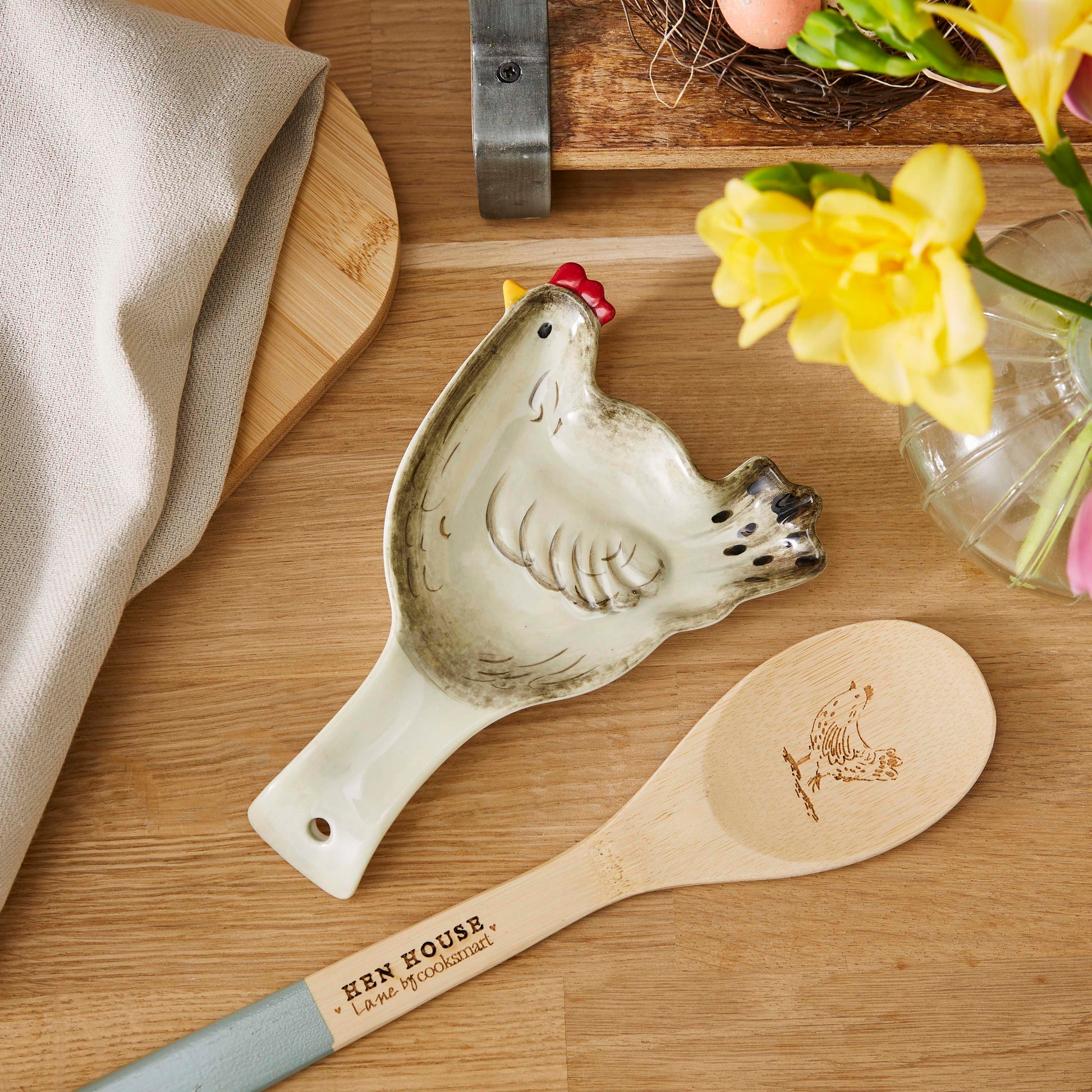 Cooksmart Hen House Lane Large Spoon Rest Cooksmart England