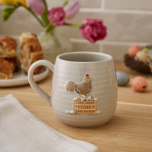 Cooksmart Hen House Lane Belly Mug - Farm Fresh Eggs Cooksmart England