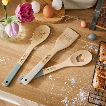 Cooksmart Hen House Lane Set of 3 Bamboo Utensils