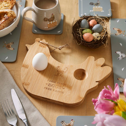 Cooksmart Hen House Lane Bamboo Breakfast Board Cooksmart England