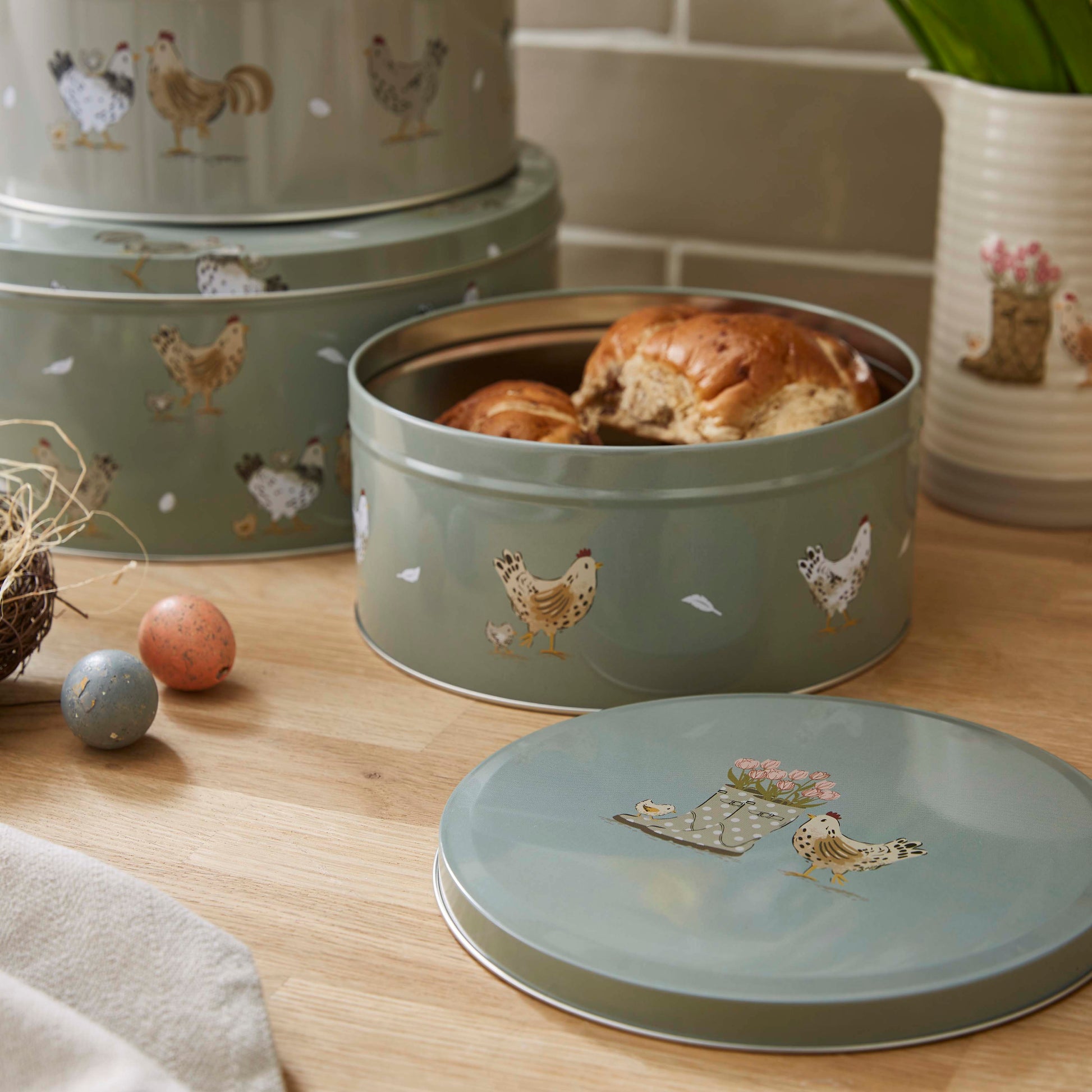 Cooksmart Hen House Lane Round Cake Tins Set Cooksmart England