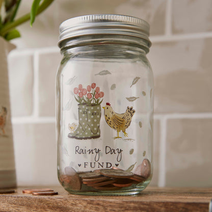 Cooksmart Hen House Lane Money Jar