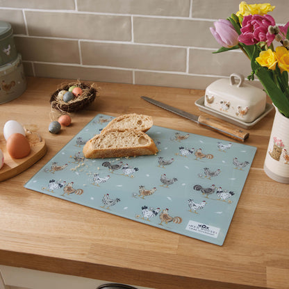 Cooksmart Hen House Lane Glass Worktop Saver Cooksmart England