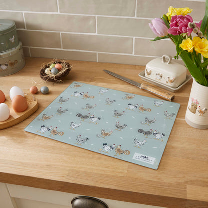 Cooksmart Hen House Lane Glass Worktop Saver Cooksmart England