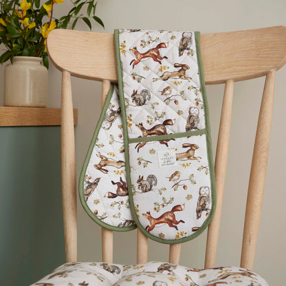 Cooksmart Forest Fable Double Oven Glove