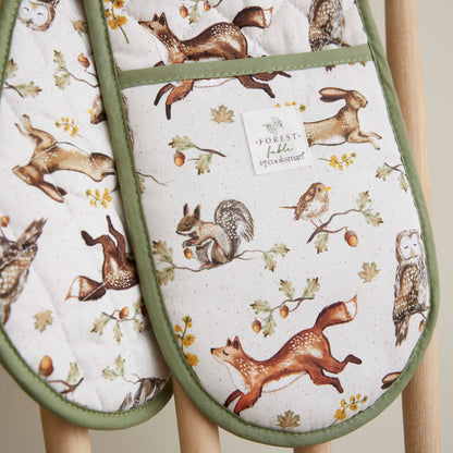 Cooksmart Forest Fable Double Oven Glove