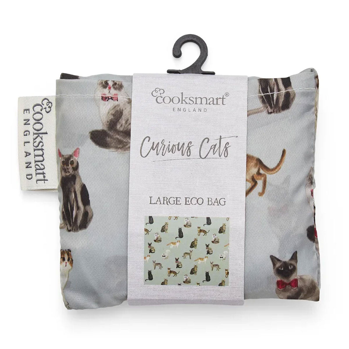 Cooksmart Curious Cats Large Eco Bag Cooksmart England