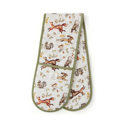 Cooksmart Forest Fable Double Oven Glove
