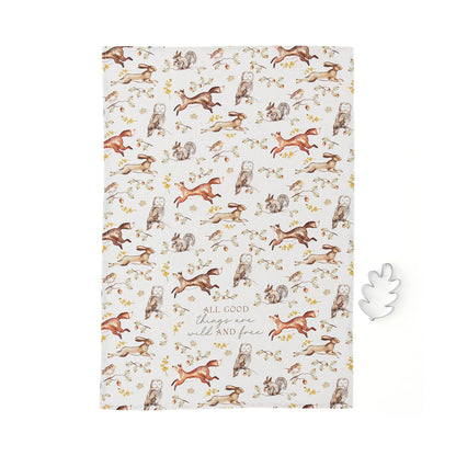 Cooksmart Forest Fable Tea Towel & Cookie Cutter Set