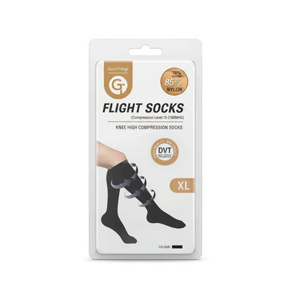 GoodThings Knee High Compression Flight Socks
