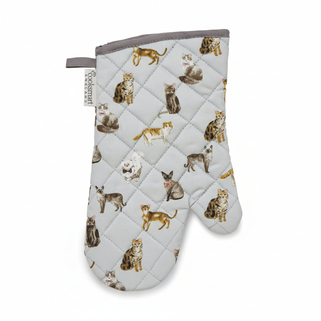 Cooksmart Curious Cats Gauntlet Oven Glove Cooksmart England