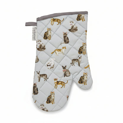 Cooksmart Curious Cats Gauntlet Oven Glove Cooksmart England