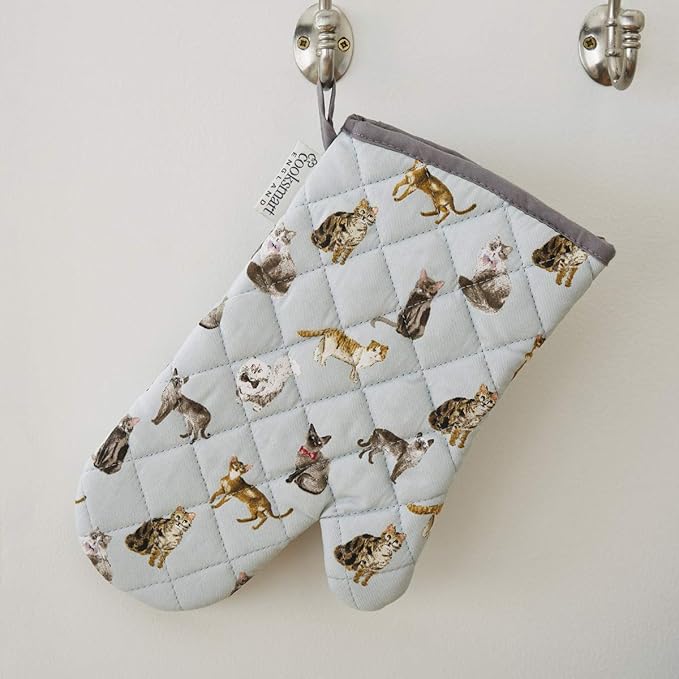 Cooksmart Curious Cats Gauntlet Oven Glove Cooksmart England