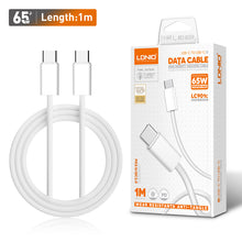 LDNIO 65W USB-C Fast Charging Cable – Premium Braided PD Cable LDNIO