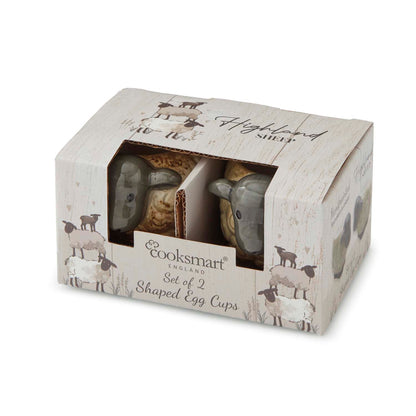 Cooksmart Highland Sheep Egg Cup Set