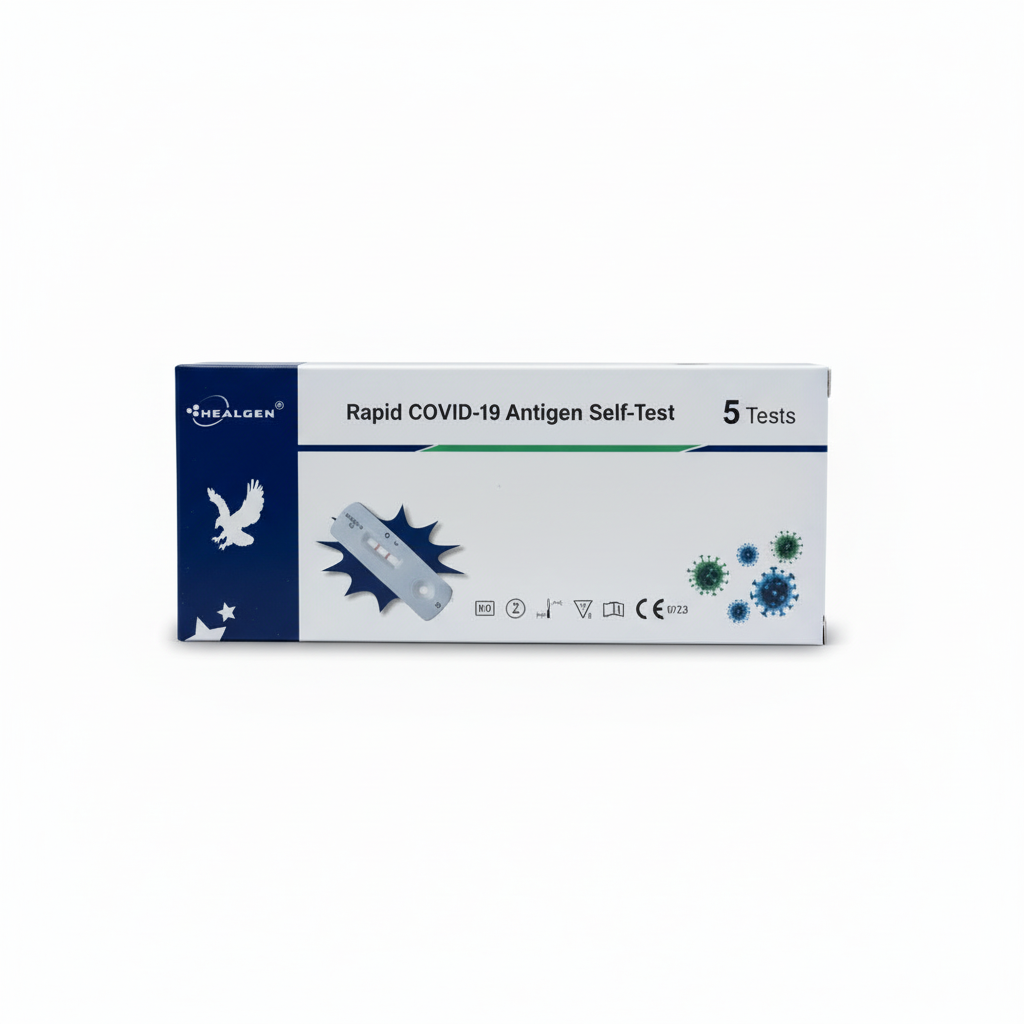 Healgen COVID-19  Rapid Antigen Test Kit - 5 Pack Healgen