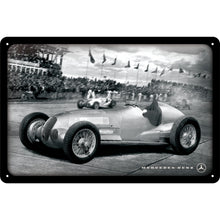 Nostalgic Art Mercedes Benz Silver Arrow Tin Sign - Medium Nostalgic Art