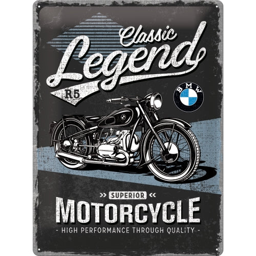 Nostalgic Art BMW Classic Legend Tin Sign - Large Nostalgic Art