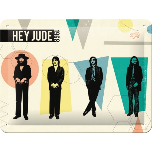 Nostalgic Art Fab4 Hey Jude Tin Sign - Small Nostalgic Art