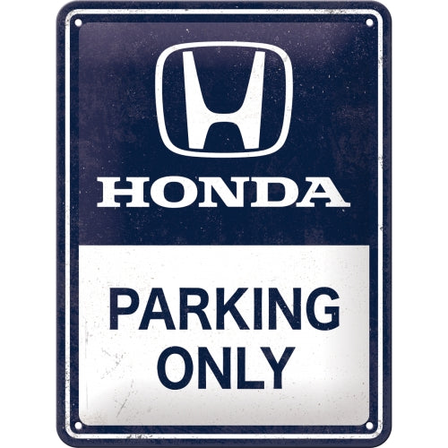 Nostalgic Art Honda Parking Only Tin Sign - Small Nostalgic Art