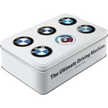 Nostalgic Art BMW Logo Evolution Flat Storage Tin Nostalgic Art