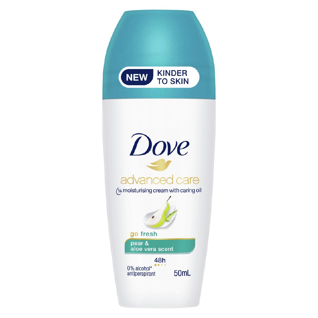 Dove Advanced Care Go Fresh Pear & Aloe Vera Roll On Deodorant 50 mL Dove