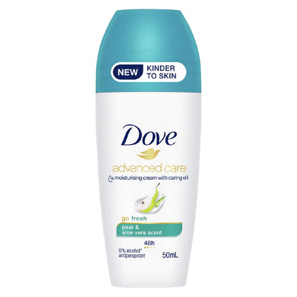 Dove Advanced Care Go Fresh Pear & Aloe Vera Roll On Deodorant 50 mL Dove