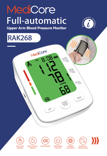 MediCore Automatic Blood Pressure Monitor Medicore