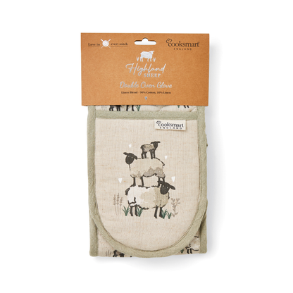 Cooksmart Highland Sheep Double Oven Glove