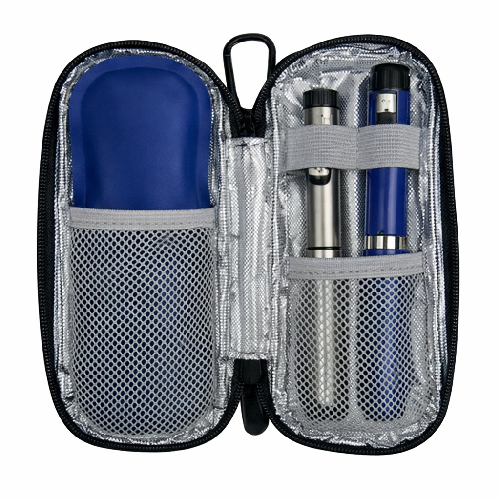 MediCore Insulin Travel Cooler Case with Cold Pack Medicore