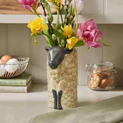 Cooksmart Highland Sheep Utensil Pot/Vase