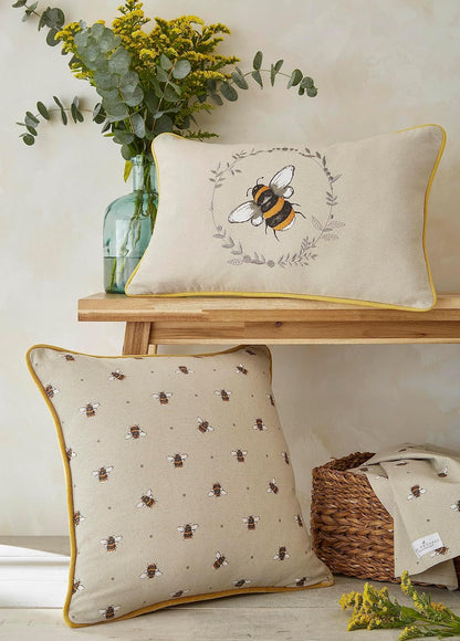 Cooksmart Bumble Bees Cushion  - 45 x 45 Cooksmart England