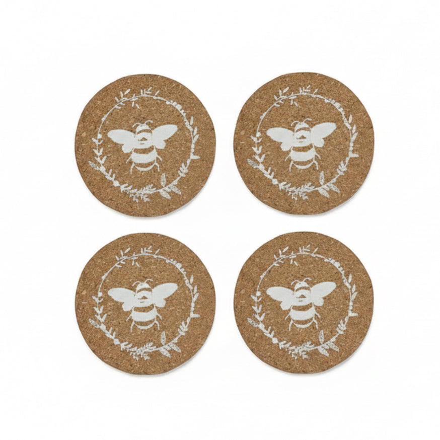 Cooksmart Bumble Bees Coasters Set of 4 Cooksmart England
