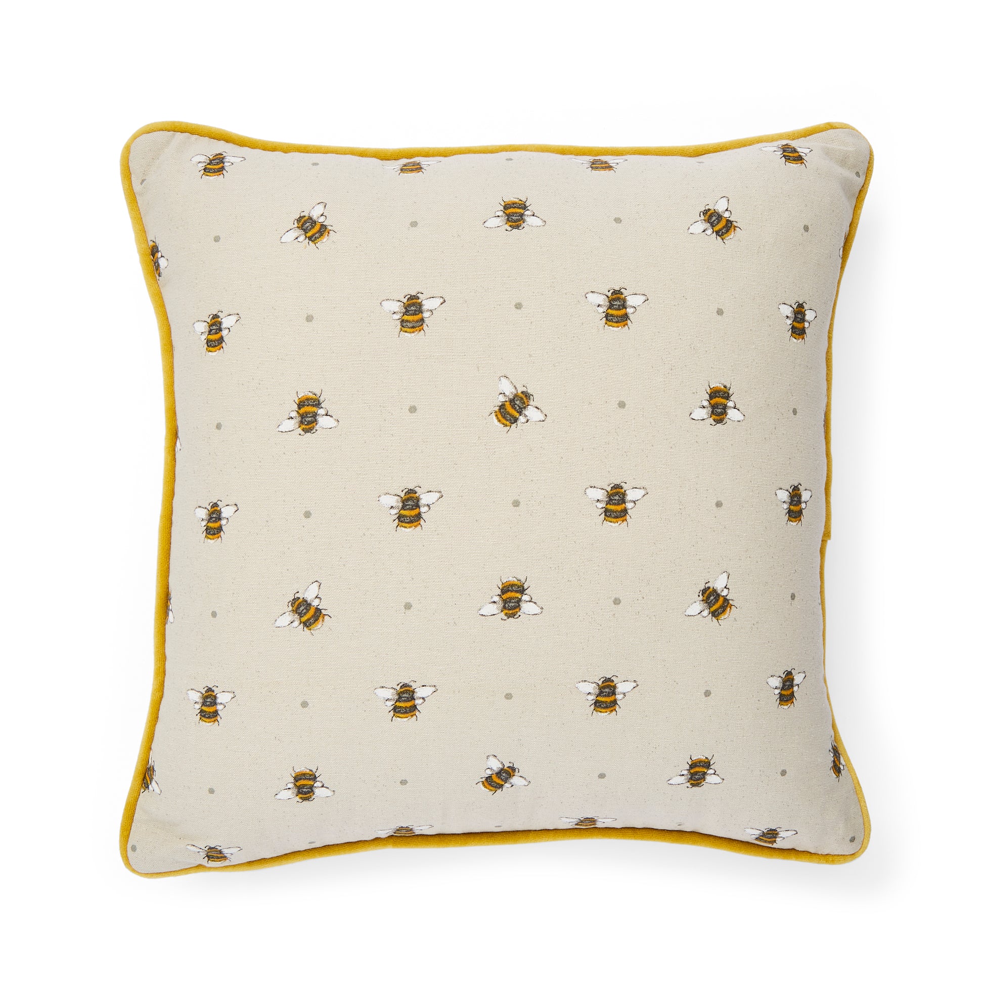 Cooksmart Bumble Bees Cushion  - 45 x 45 Cooksmart England