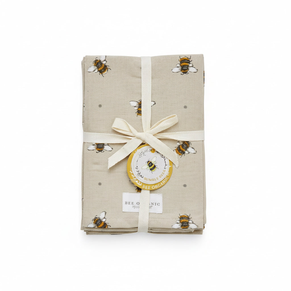 Cooksmart Bumble Bees Napkins 4pk Cooksmart England