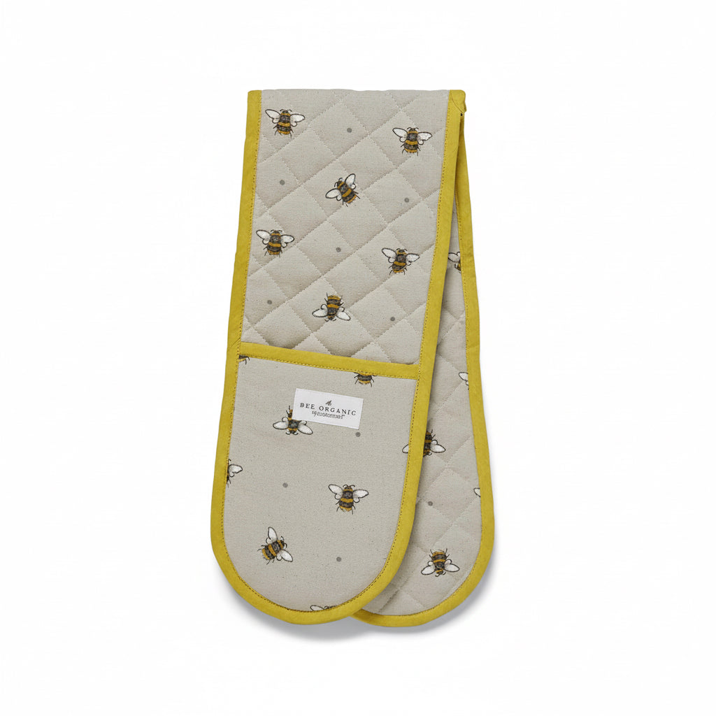 Cooksmart Bumble Bees Double Oven Glove Cooksmart England