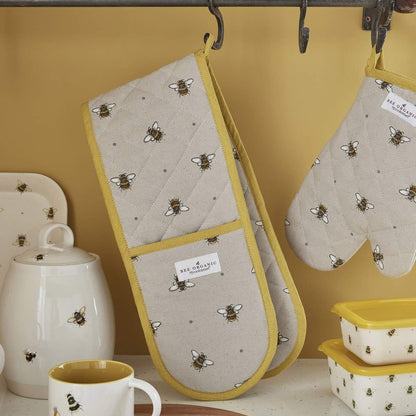 Cooksmart Bumble Bees Double Oven Glove Cooksmart England