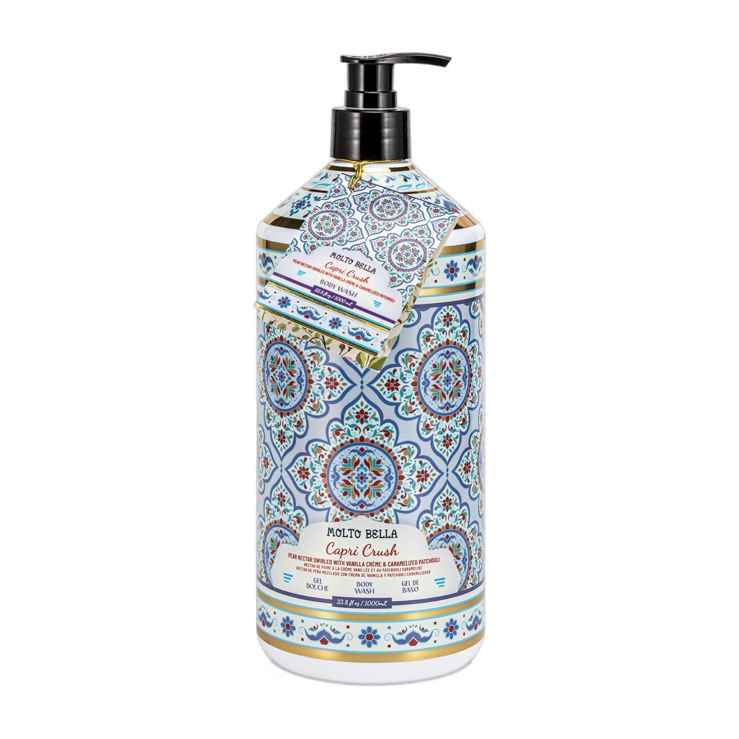 Molto Bella Luxury Body Wash 1L Assorted 6 Pack Molto Bella