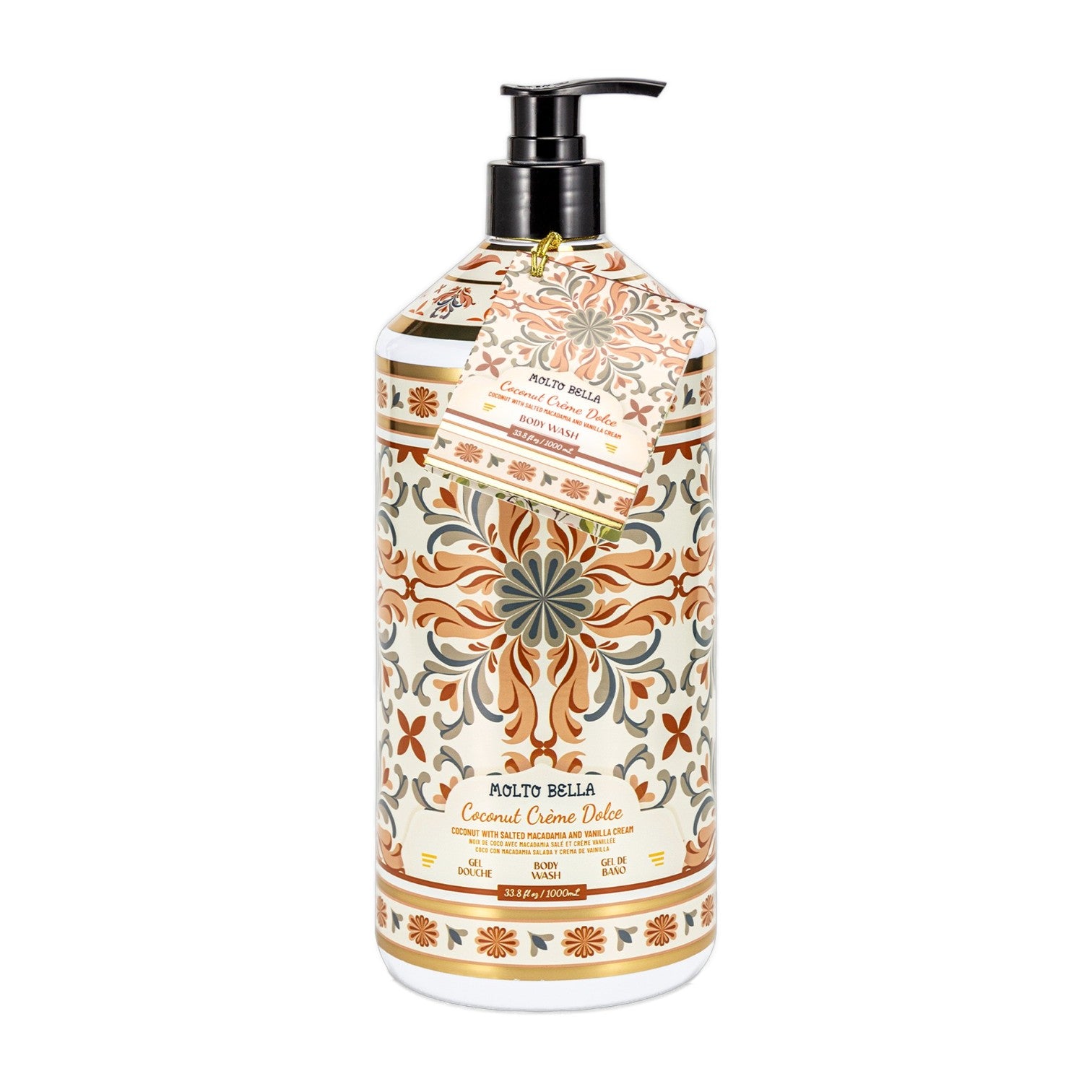 Molto Bella Luxury Body Wash 1L Assorted 6 Pack Molto Bella