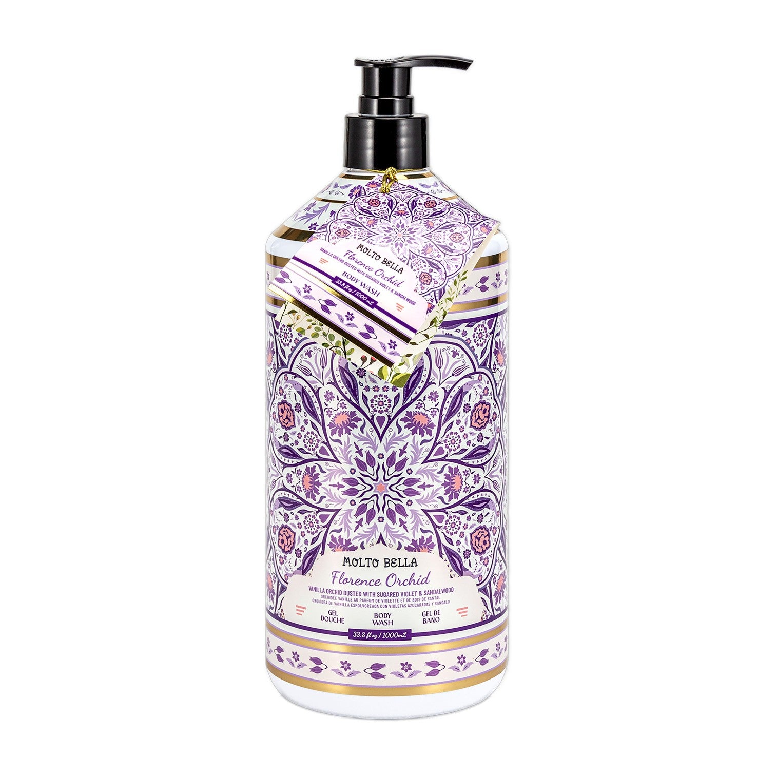 Molto Bella Luxury Body Wash 1L Assorted 6 Pack Molto Bella